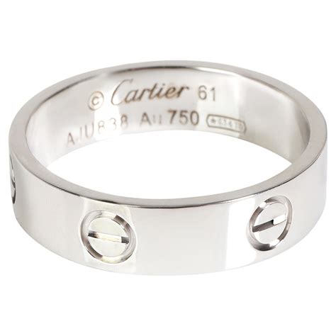 cartier love ring white gold|Love rings in white gold .